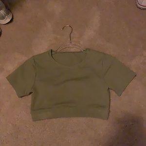 NVGTN open back crop top